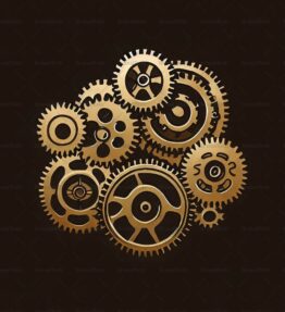 Steampunk Zahnräder
